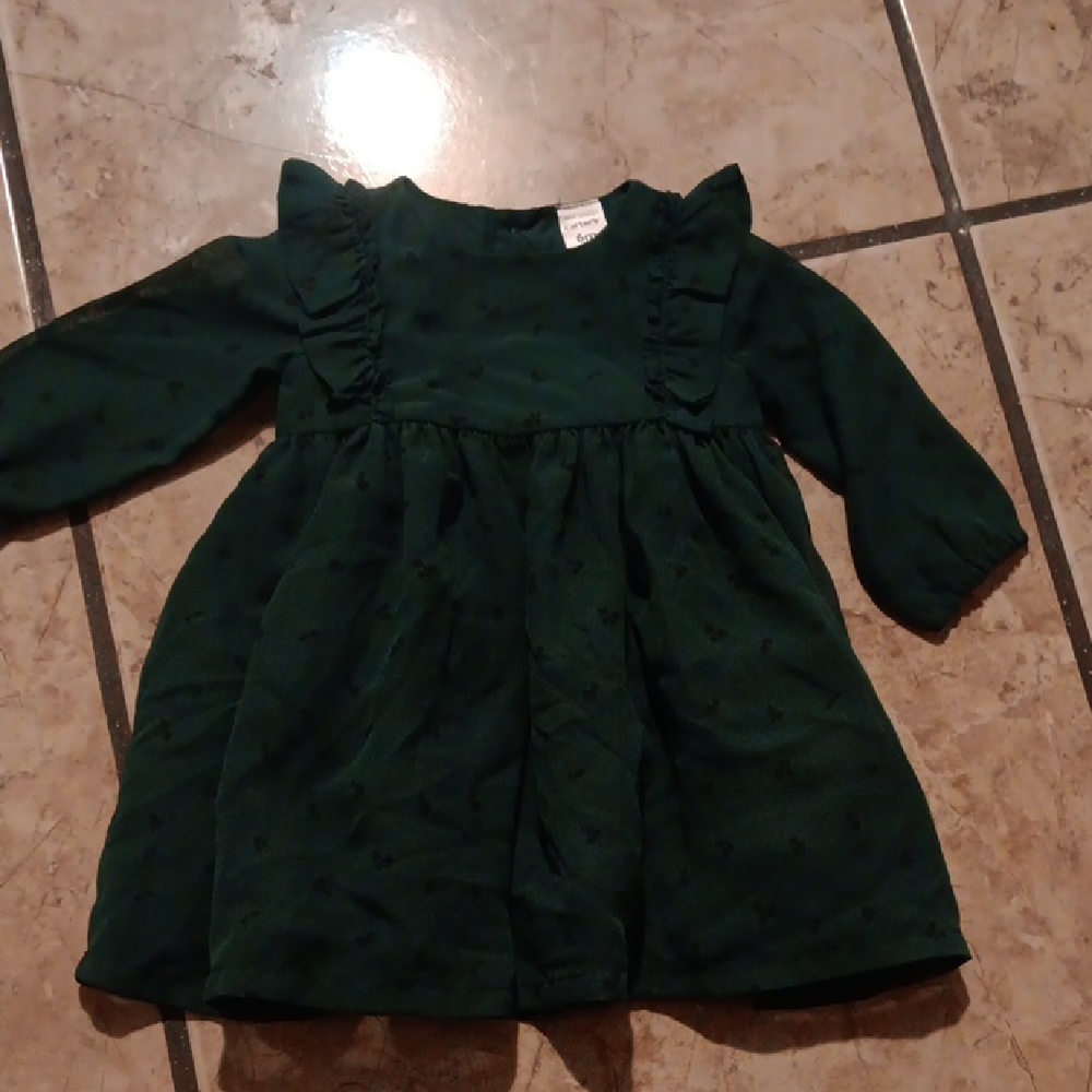 Elegant Green Kids Dress